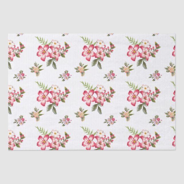 bouquet of flowers tissue paper (Front)