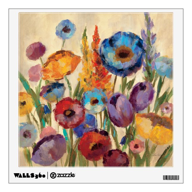 Bouquet of Flowers Wall Sticker (Front)