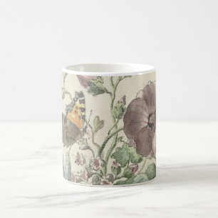 Bouquet of Flowers with a Painted Lady Butterfly, Color Morph Mug
