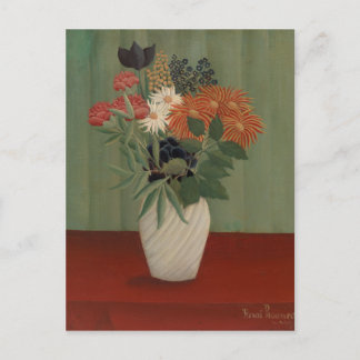 Bouquet of Flowers with China Asters and Tokyos Postcard