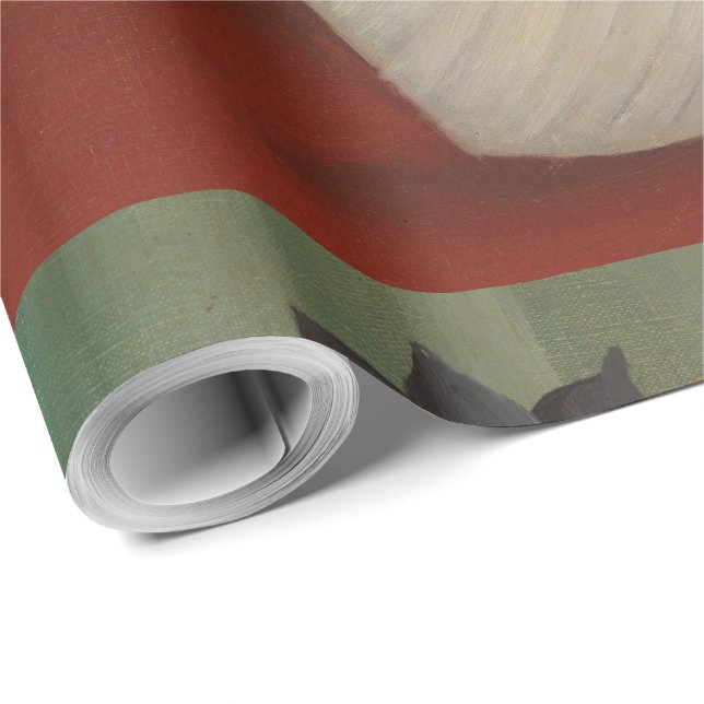 Bouquet of Flowers with China Asters and Tokyos Wrapping Paper (Roll Corner)