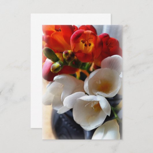 bouquet of freesias (Front/Back)