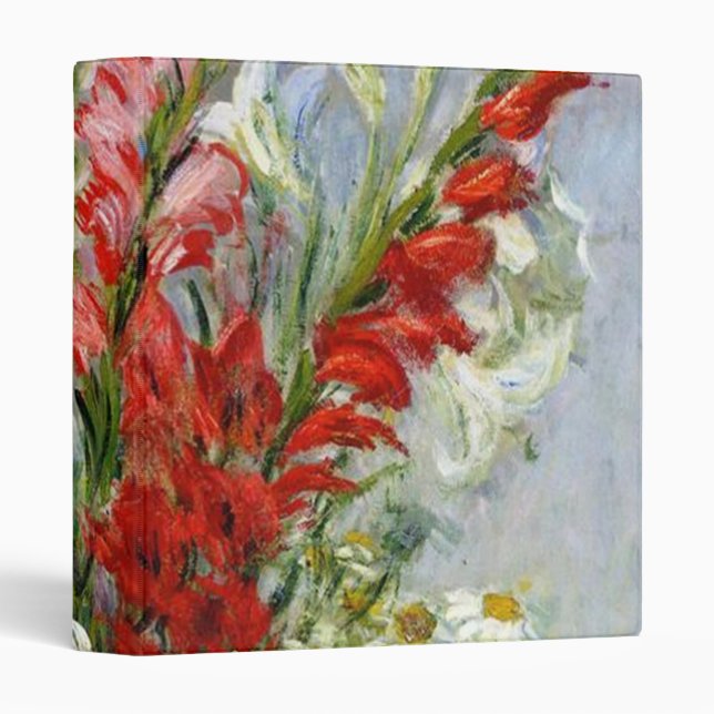 Bouquet of Gadiolas 3 Ring Binder (Front/Spine)