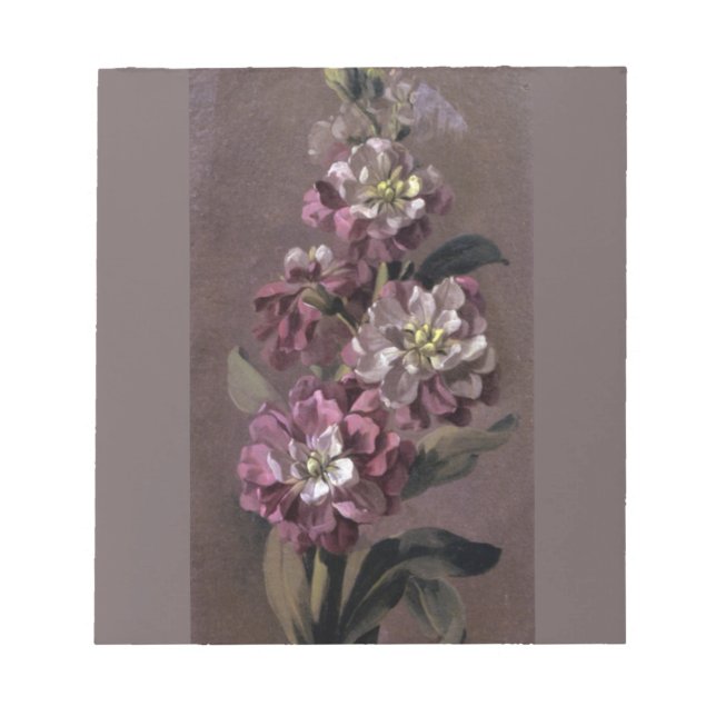 Bouquet of Gilly Flowers Notepad (Front)