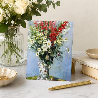 Bouquet of Gladioli by Claude Monet Postcard