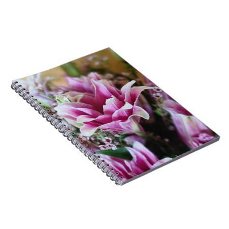Bouquet Of Lilies  Notebook