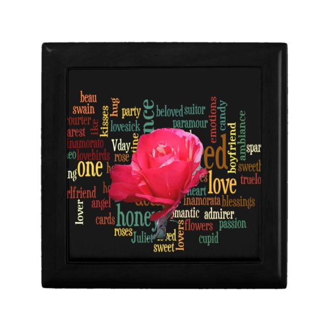 Bouquet of Love: A Heartfelt Expression Keepsake Box (Front)