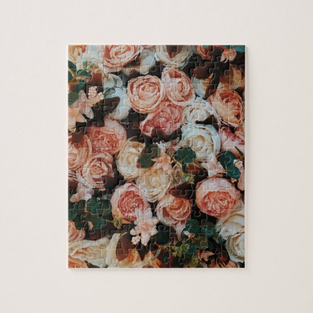 Bouquet of Pink Roses Jigsaw Puzzle (Vertical)
