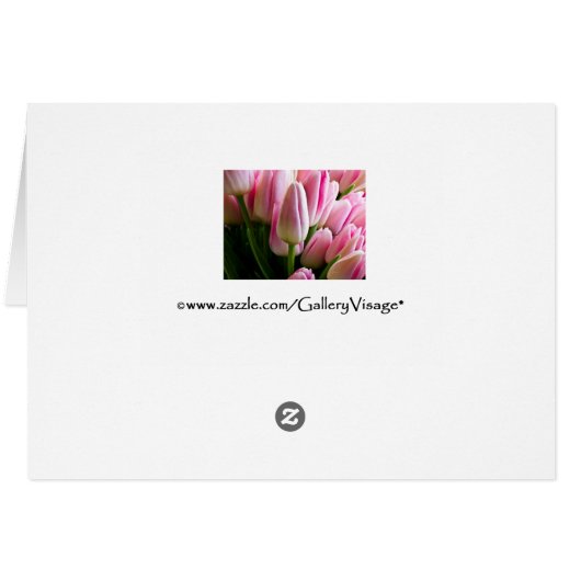 Bouquet of Pink Tulips (Back Horizontal)