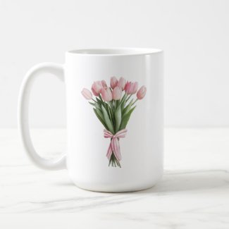 Bouquet of Pink Tulips