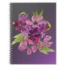 Bouquet of purple flowers