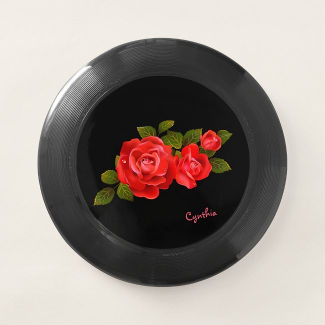 Bouquet of Red Roses Frisbee