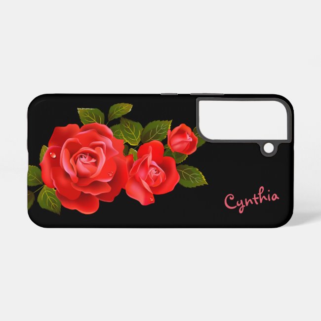 Bouquet of Red Roses Galaxy Phone Case
