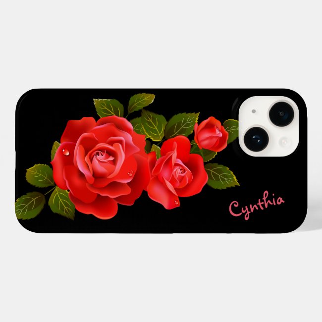 Bouquet of Red Roses iPhone 14 Case
