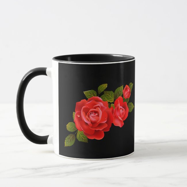 Bouquet of Red Roses Mug