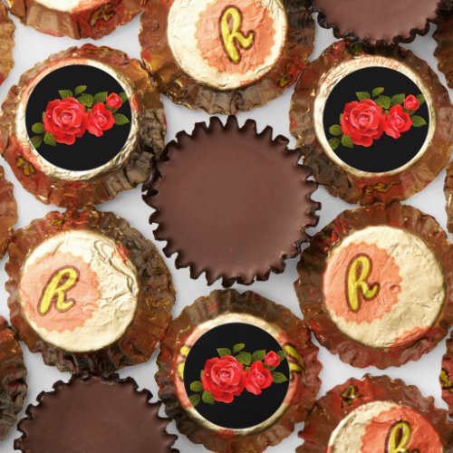 Bouquet of Red Roses Reeses Peanut Butter Cups