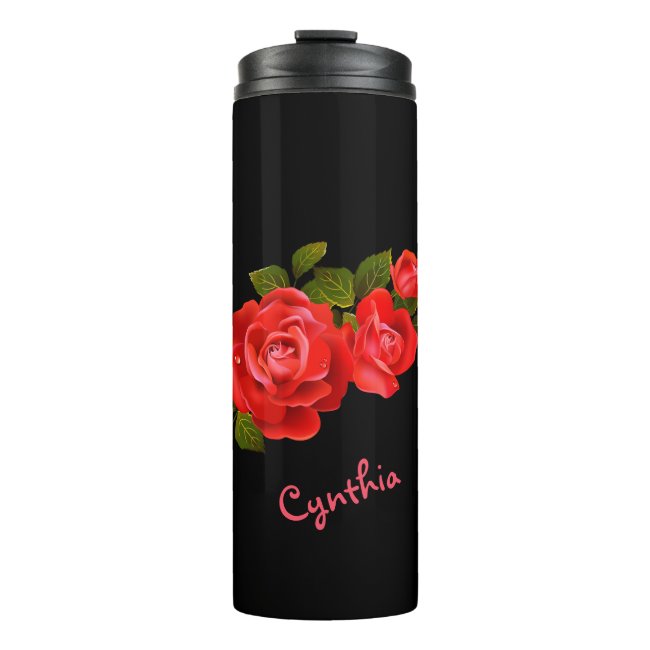 Bouquet of Red Roses Thermal Tumbler