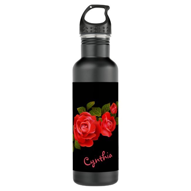 Bouquet of Red Roses Water Bottle