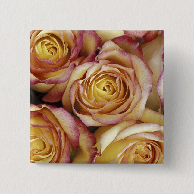 Bouquet of roses button (Front)