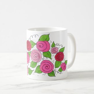Bouquet of Roses Coffee Mug