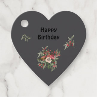 Bouquet of roses Favor Tags