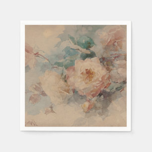 Bouquet of Roses – Franz Bischoff Napkins