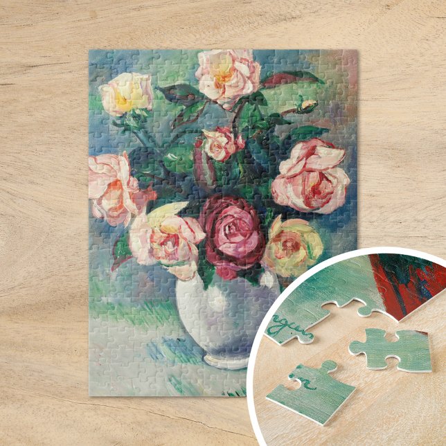 Bouquet of Roses | Henri Manguin Jigsaw Puzzle (Creator Uploaded)
