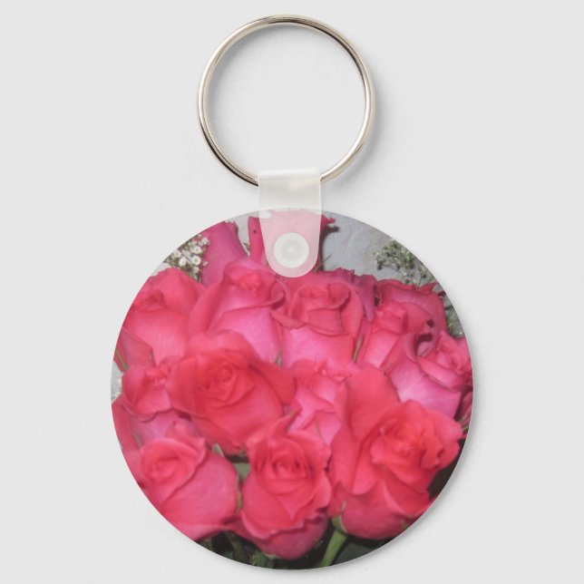 BOUQUET OF ROSES KEYCHAIN (Front)