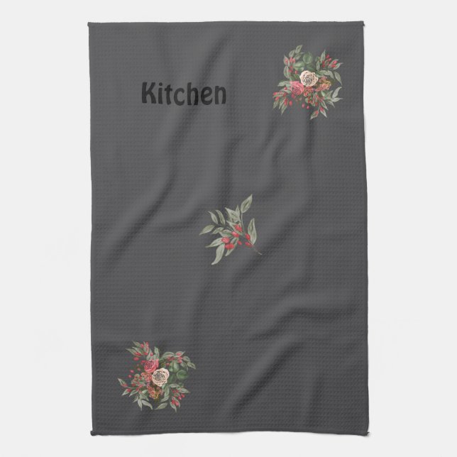 Bouquet of roses Kitchen Towels (Vertical)