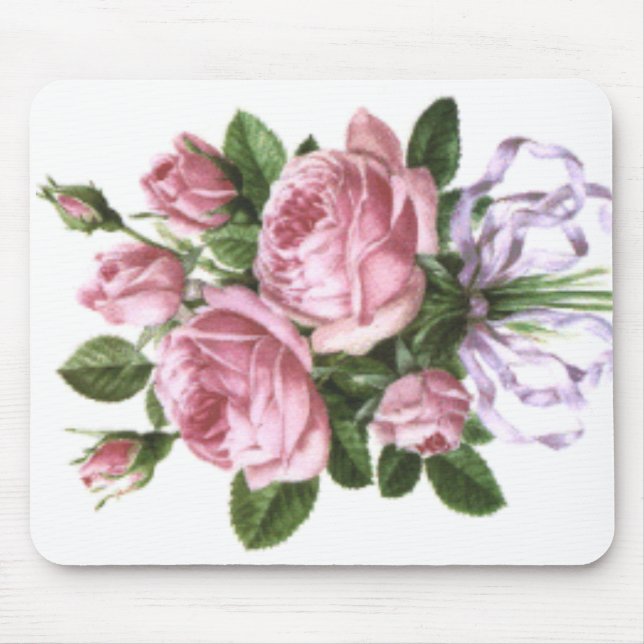 Bouquet of roses mouse pad (Front)