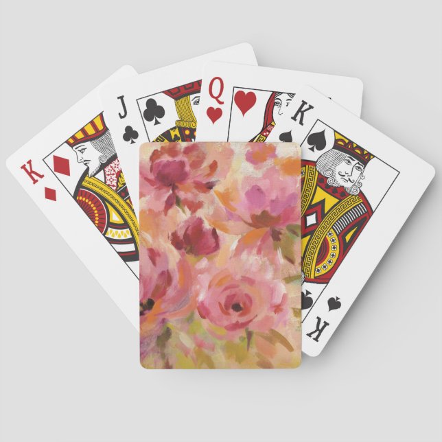 Bouquet of Roses Poker Cards (Back)