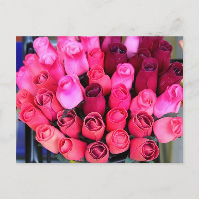 bouquet of roses postcard (Front)