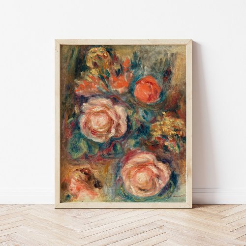 Bouquet of Roses  Renoir Poster