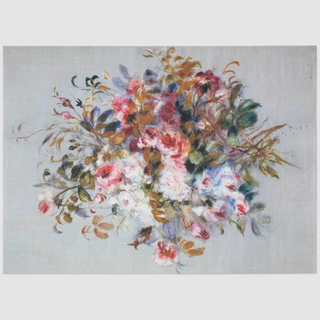Bouquet of Roses, Renoir Tissue Paper (Front)