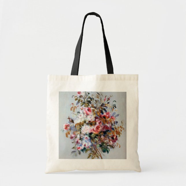 Bouquet of Roses, Renoir Tote Bag (Front)