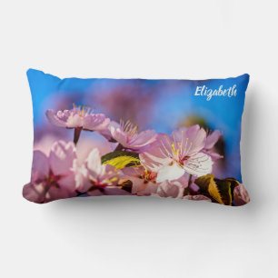 Bouquet Of Sakura Flowers Lumbar Pillow
