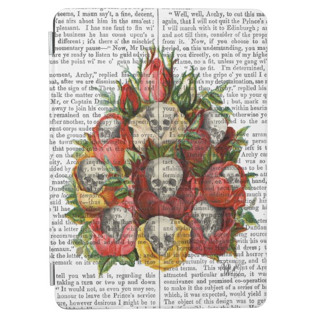 Bouquet of Skulls iPad Air Cover (Front)