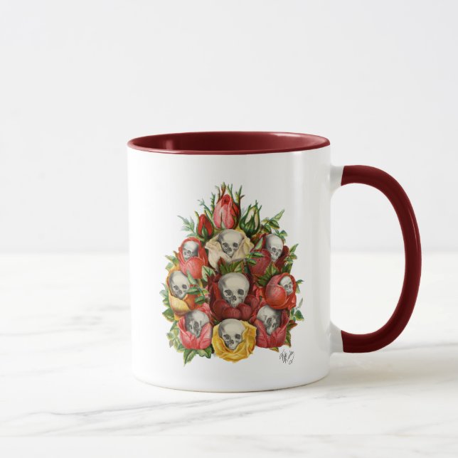 Bouquet of Skulls Mug (Right)