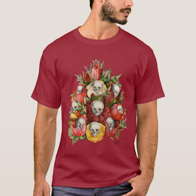 Bouquet of Skulls T-Shirt (Front)
