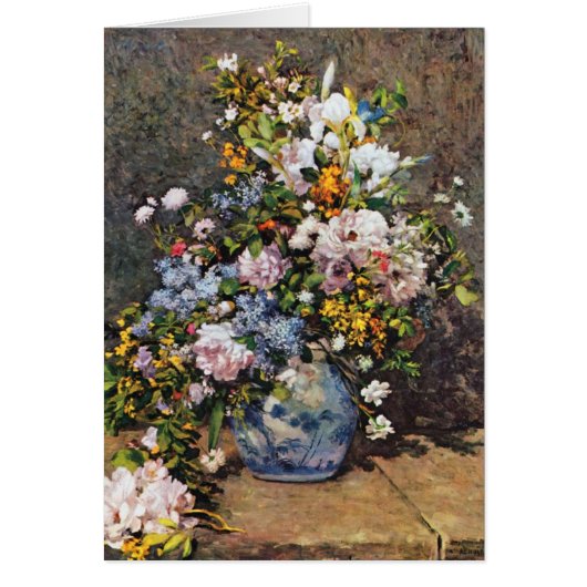 Bouquet of Spring Flowers Cards (Front)