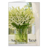 Bouquet of spring flowers lilies of the valley (Front)