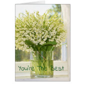 Bouquet of spring flowers lilies of the valley (Front)