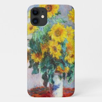 Bouquet of Sunflowers Claude Monet flowers Case-Mate iPhone Case
