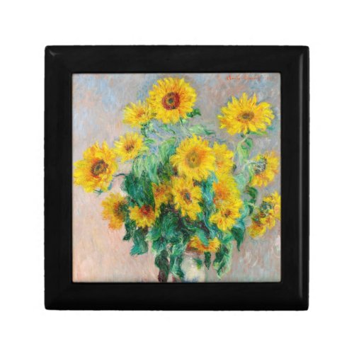 Bouquet of Sunflowers Claude Monet  Gift Box