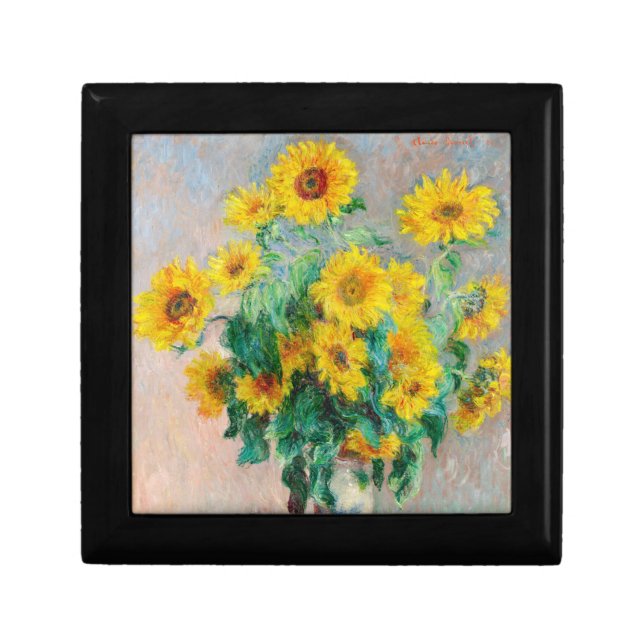 Bouquet of Sunflowers Claude Monet  Gift Box (Front)