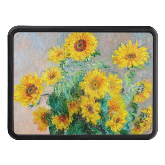 Bouquet of Sunflowers Claude Monet    Hitch Cover (Front)