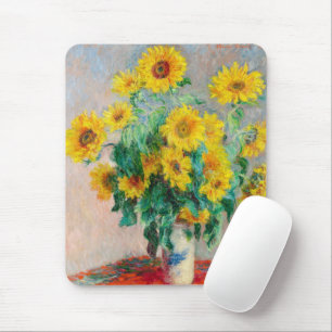 Bouquet of Sunflowers Claude Monet     Mouse Pad