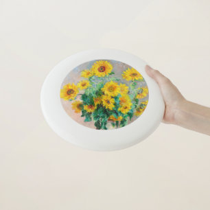 Bouquet of Sunflowers Claude Monet Wham-O Frisbee