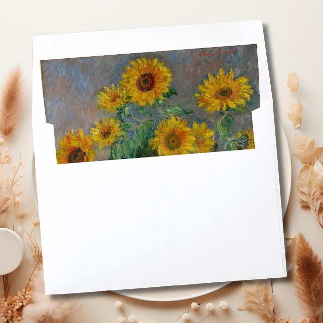 Bouquet of Sunflowers Monet Envelope Liner (Creator Uploaded)