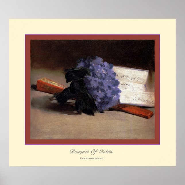 Bouquet Of Violets ~ Edouard Manet Poster (Front)